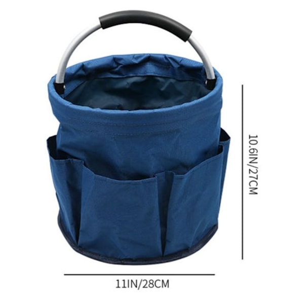 Puutarhatyökalulaukku useilla taskuilla, taimitarhan säilytyskori, LAIVASTONSININEN navy blue