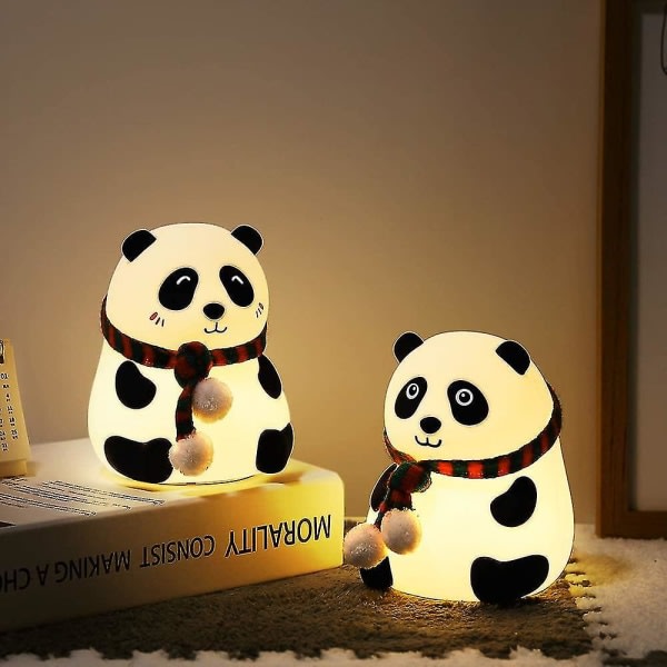 Nattlys for barn,led Panda Nattlys for jenter kvinner,USB oppladbare dyrehagelamper for baby,rom Dekor Barnedagsgaver