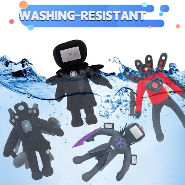 Toalett-Plush, Tv Man Plushies Leke Samleobjekter Gaver for Fans (Titan TV King)