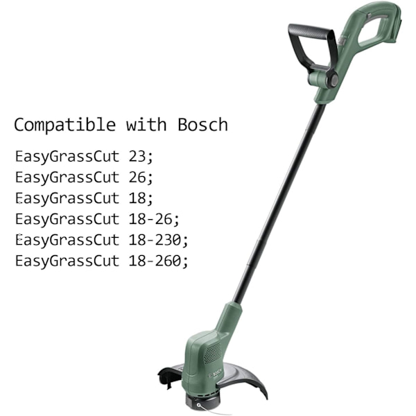 Strimmer spole og line kompatibel med Bosch EasyGrassCut erstatning af Poweka 4-pak