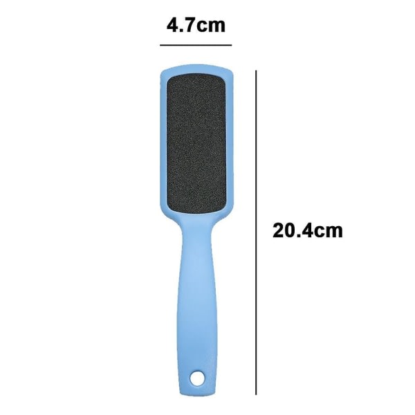 Leveä Emery jalkaviila Kaksipuolinen pedikyyrityökalu, joka on tehokas halkeileville kantapäälle Professional Foot File (sininen neliö)