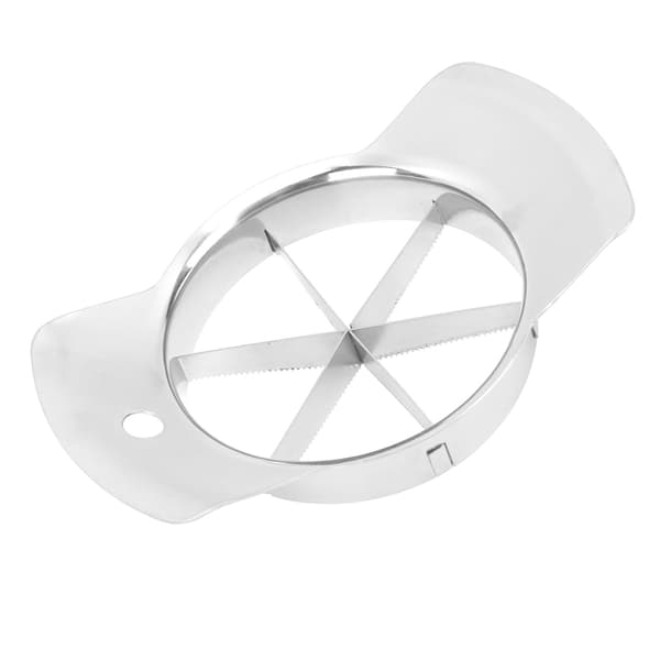 Appelsin eple pære kutter appelsinkutter 304 rustfritt stål fruktkutter hjem fruktkutter slicer sølv