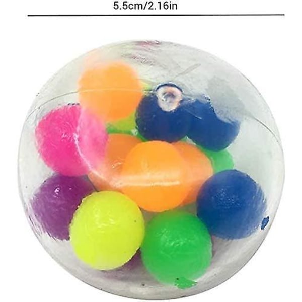1 stk afspændingsbold til børn og voksne Sjovt sojabønnerklemelegetøj