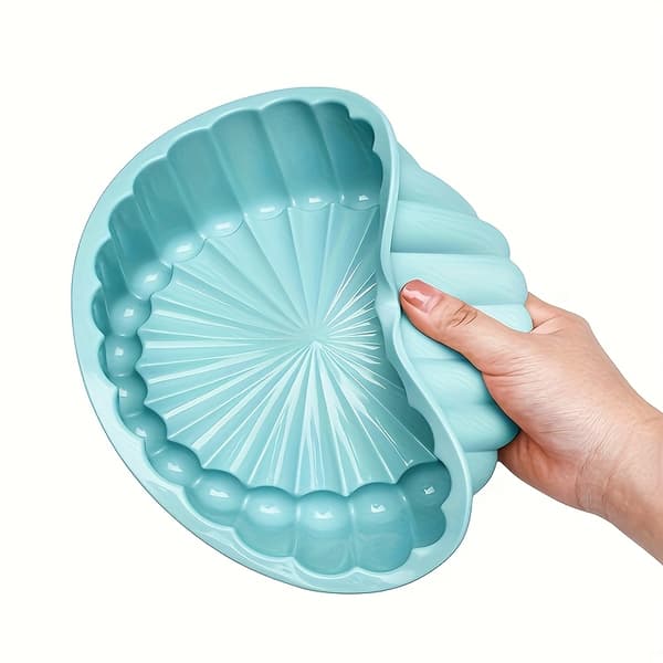 Genanvendelig Non-Stick Solsikke Kageform, Rund Silikonebageform til DIY Kager Morandi Pink