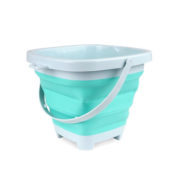Strandlegetøj, legetøjsbil til børn, foldespand, sandgravning Gray-orange folding bucket