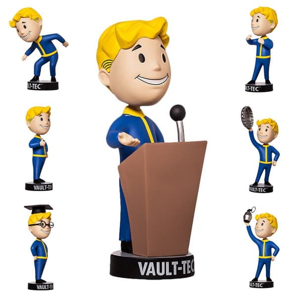 Vault Fallout 4 Boy Bobblehead Gaming Anime Figurer Leksaker Serie Modell Samling 2# BARTER