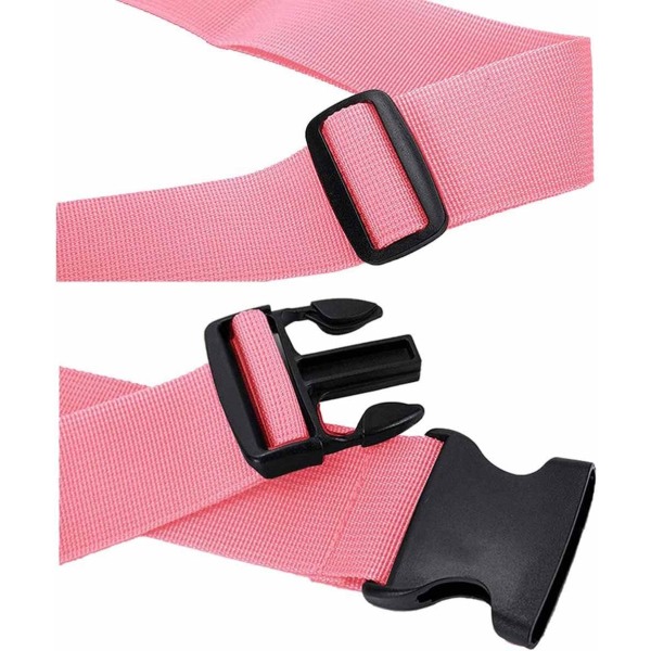 4 pieces pink luggage straps, luggage straps for luggage