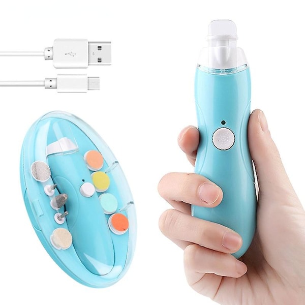 Baby sähköinen kynsileikkuri USB lataus baby kynsienhoito manikyyri leikkurisakset