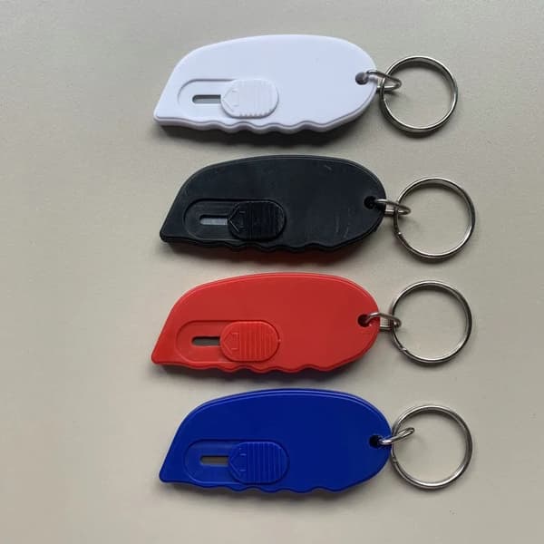 Mini Eskekniv Brevåpner Knapp Eskekniv Multifunksjonell Papirkutter other Customized colors