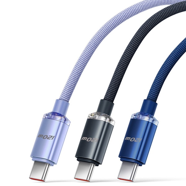 Type C -latauskaapeli Matkapuhelimen latauskaapeli SININEN 1 METRI Blu Blue 1 meter-1 meter