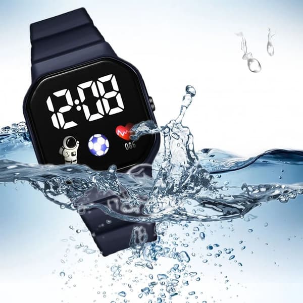 LED-digitaalikello Lasten kello PINK Pink