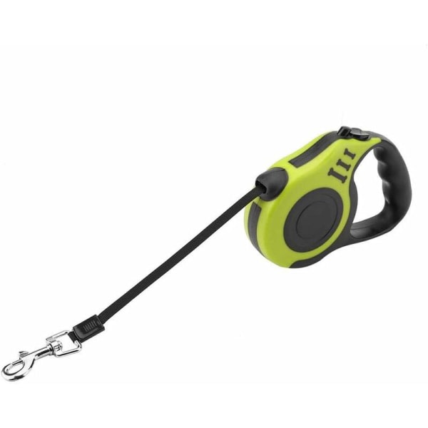 5M Retractable Dog Leash, Automatic Pet Walking Leash (5M Yellow) Dksfjkl