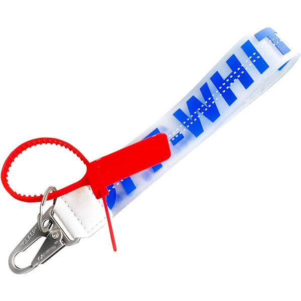 Mode Lanyard Nøglering med Bogstav L, Håndledsrem Nøglering, Nøglering til at Hænges på Nøgler, Tegnebog, Jeans Dekoration, Kontor Badge