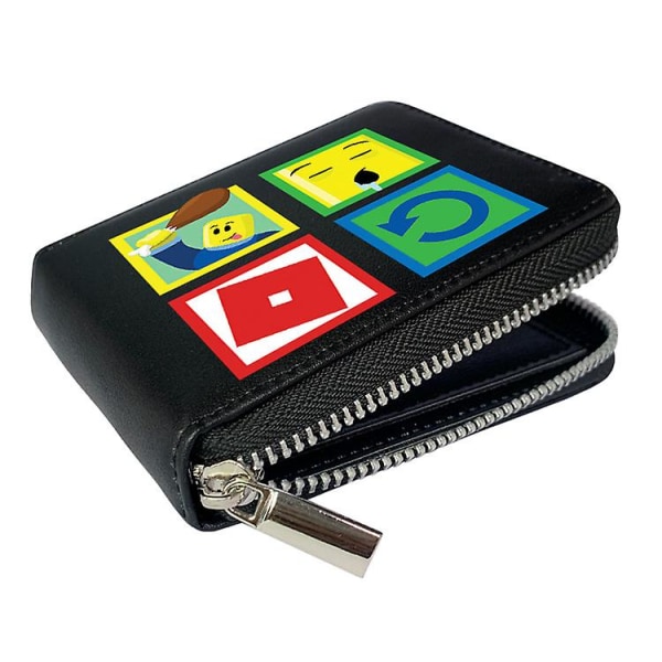 Roblox Pu Fold Wallet Short Coin Purse Wallet Card Holder