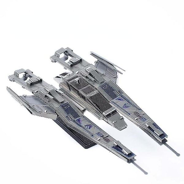 3D-metallpussel Mass Effect Multicolor Normandy Sr2 Sx3 Alliance Fighter Alliance Cruiser Warship Model Jigsaw Toys