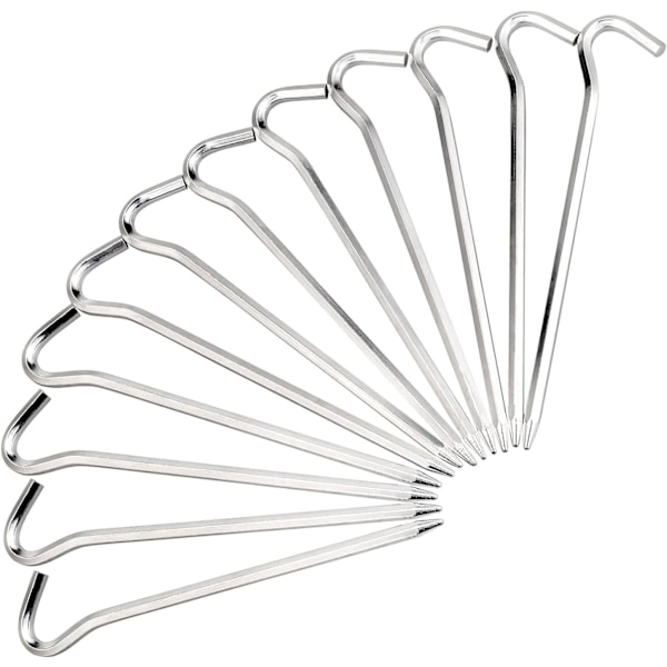 Teltplugger, 20 stk Teltplugger Jordplugger Camping Sandplugger 18 cm Aluminium Hageplugg Utendørs Camping Teltplugger_xx