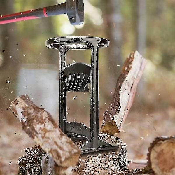 Log Splitter Heavy Duty Vedkløver Støbejern Manuel Protokoll Splitter Træ 19.2cm