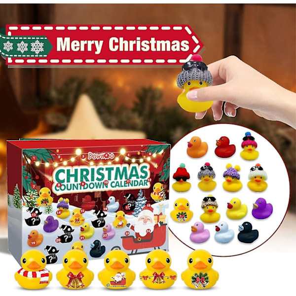 Gummianka Advent 2023, Advent 2023 Barn, Advent Anka Bad Till 1016 ducks8 AccessoriesL