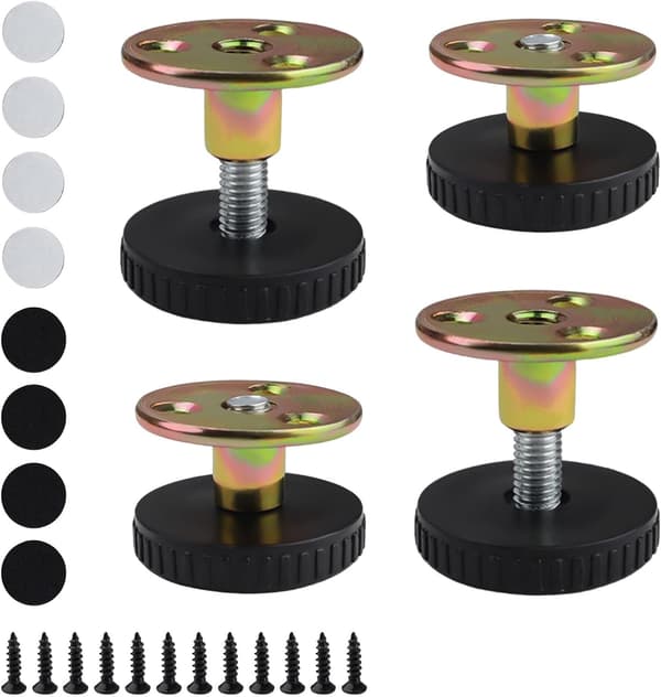 Justerbara möbelben, 4 stycken 27–40 mm Justerbara ben, Möbler M