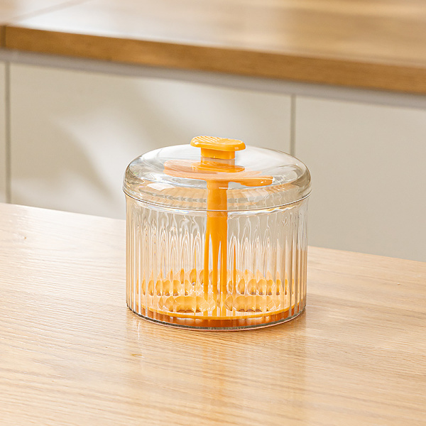 Uusi 1PC läpinäkyvä lihapullavalmistaja Orange