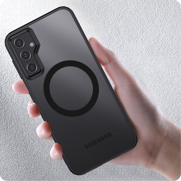 Tech-Protect Galaxy A35 5G -kotelo MagSafe MagMat Matt Black