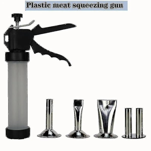 Jerky Maker Gun med 4 Dyser i Rustfrit Stål Hwy