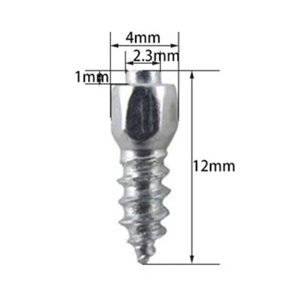 1 set Car Tire Studs Anti-Slip Screw Nails Auto Motorcycle Bik C: 100PCS