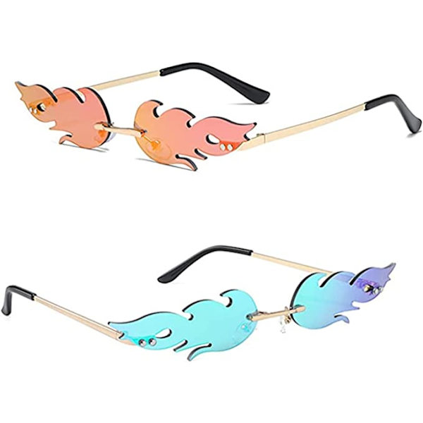 Flamsolglasögon, 2-pack flamsolglasögon, flamsolglasögon