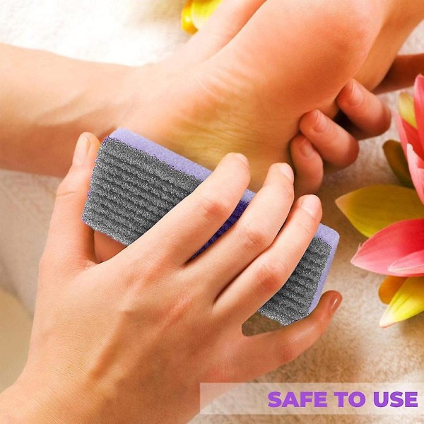Callus Remover fodskrubber til hård hud på fødder, hæle og håndflader Død hudfjerner (grå)