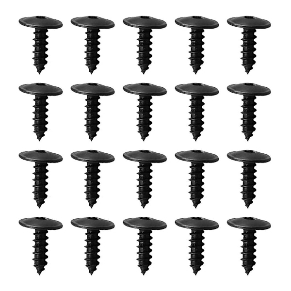 Torx-skruer til biler - Underskruer til motorhjelm, stænkskærm, selvskærende skruer 20/30 stk. 20 pcs