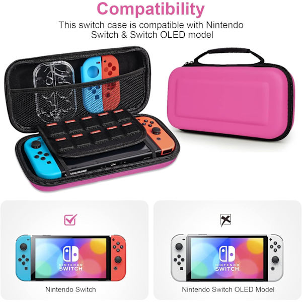 Bæreveske for Nintendo Switch, Spillkortveske for Nintendo Switch, Spillkortveske Switch Bag
