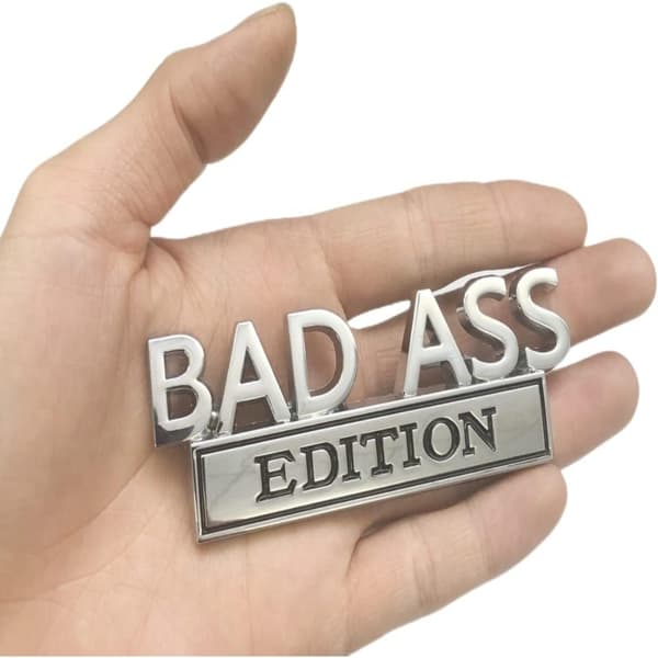4th Bad Ass Edition Emblem 3D Bogstav Decals Bad Ass Car_xx