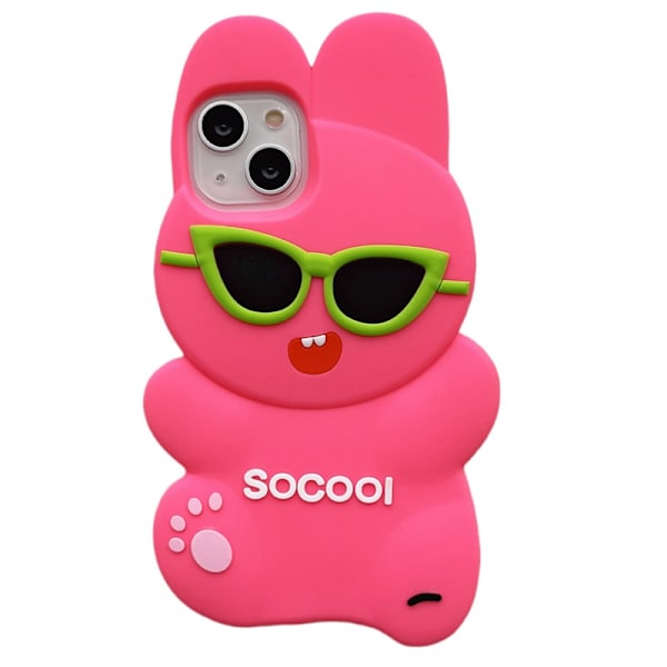3D Kreativ Tegneserie Kule Solbriller Etui for i Iphone12 Pro