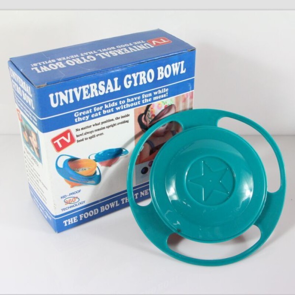 Barns 360-graders roterande balansskål Universal Gyro Bowl
