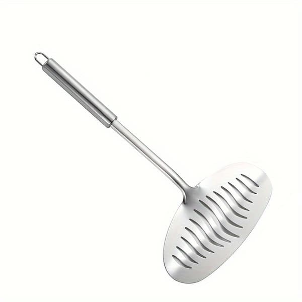 Fisk- og stekespade i rustfritt stål, ripefri snu-spatel for grilling, steking og baking