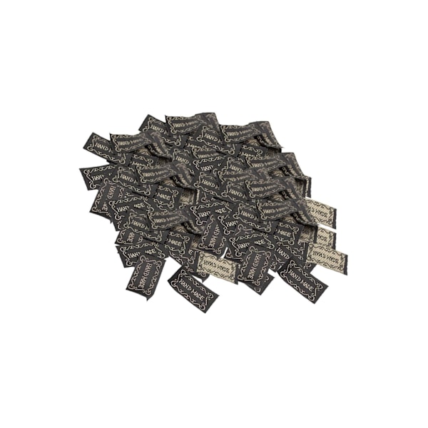 1/2/3/5 100x Käsinkirjoitetut englanninkieliset merkit T tagit kangas DIY Vaatteet Kulta Sana 100 Kpl Gold Word 100 Pcs 2 Set
