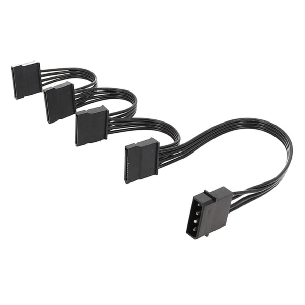 4-pin IDE stor til 2/3/4/5 harddisk-strøm 4P til Sata Y-splitter adapterkabel null - C 0.05