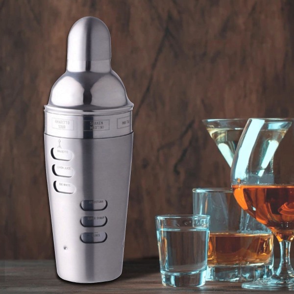 700ml Cocktail Shaker Miljøvenlig Lækagesikker rustfrit stål Dobbeltvæg Cocktailmixere til bar