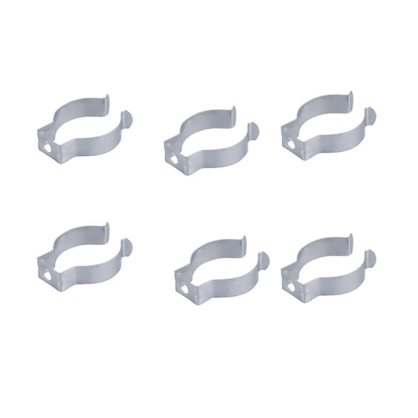100 stk Led lysbase Led lysstrimler Fluorescerende rørholder U-klipsholder Brakett Fluorescerende rørutskiftningsklemme