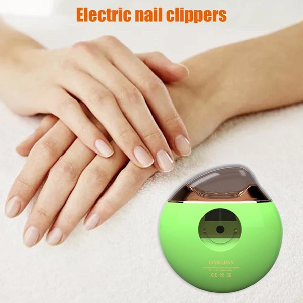 Elektriska Anti-stänk Nagelklippare - Bärbar Nagelfil, Baby Nagelklippare för Nyfödda Spädbarn Tår och Fingrar