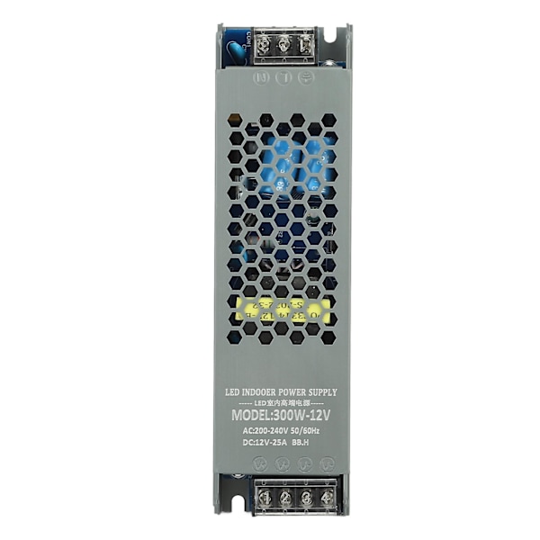 2024 LED Strømforsyning AC200?240V DC12V 300W Lavspent Transformator Adapter for Innendørs og Utendørs LED Lys
