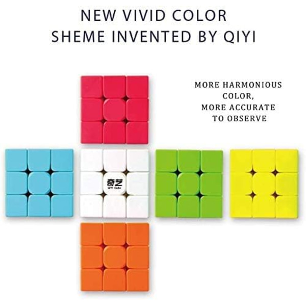 Tarraamaton Magic Cube 3x3x3 Puzzlelelu (56mm), Paras Opettavainen Leikki