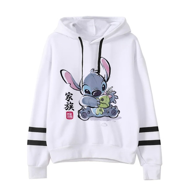 Y2k tecknad Lilo och Stitch roliga hoodies kvinnor Harajuku söt Stitch anime tröja Manga streetwear Hoody dam barn 59235 59235 L