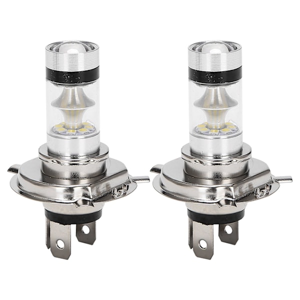 pcs H4 9003 HB2 LED Motorcykelstrålkastare Glödlampor HID Hi&Low Beam 6500K Vit Effekt