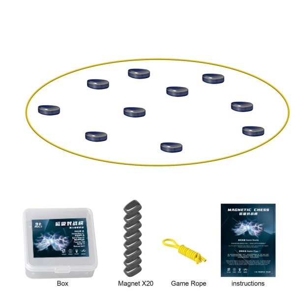 Black Friday Tilbud Overraskelse Magnetisk Effekt Skakbræt Spil Træning Koncentration Skakpuslespil Børn Tænker A