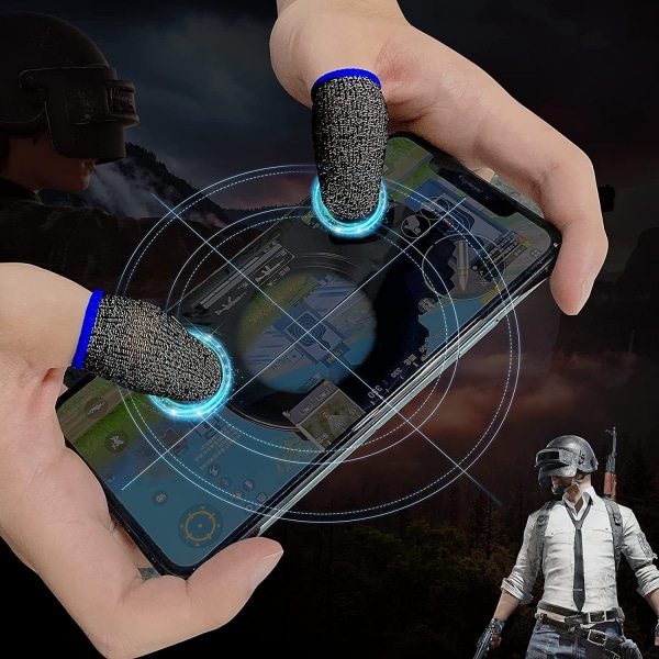 Fingerskydd för spel, med anti-svett, precision touch response