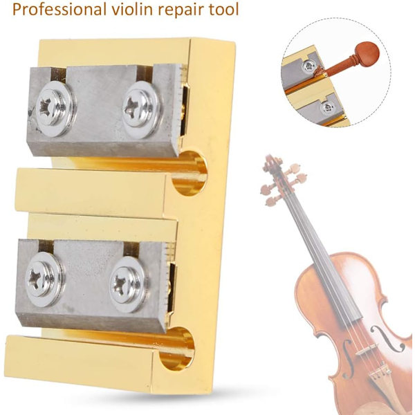 Violinstränghållare-hyvel Violintillverkningsverktyg för 3/4-4/4 storlek Violin Musikinstrumenttillbehör