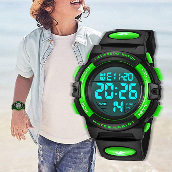 Digitaalinen watch, 50m vedenpitävä watch