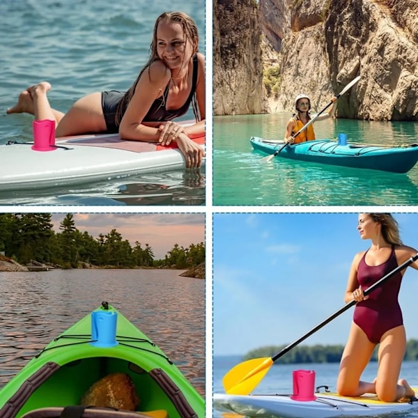Surfbræt Paddleboard Kopholder Anti-Vip Kajak Kopholder (Pink)_xx