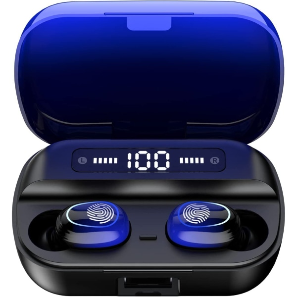 Bluetooth-hodetelefoner True Wireless Earbuds Touch Control med mikrofon